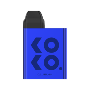UWELL CALIBURN KOKO original square-pod system with chain attachment and iconic charcoal grey design