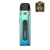 Uwell CALIBURN X Pod Kit showing OLED screen and adjustable airflow slider.